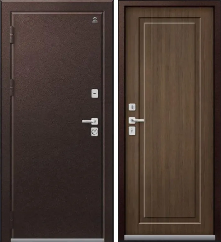Дверь Термо-4 Шоколадный Муар - Миндаль DIS007380