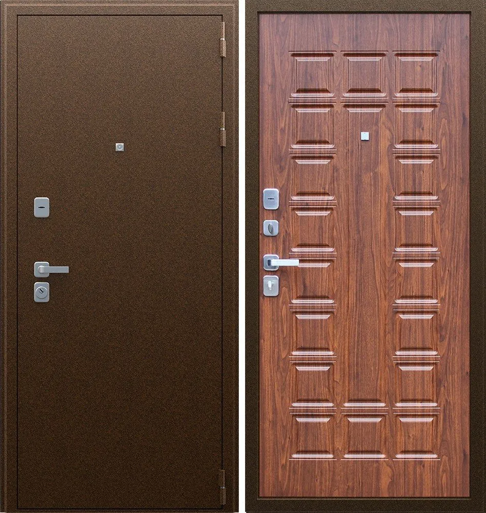 Дверь Спартак Орех темный DIS001223