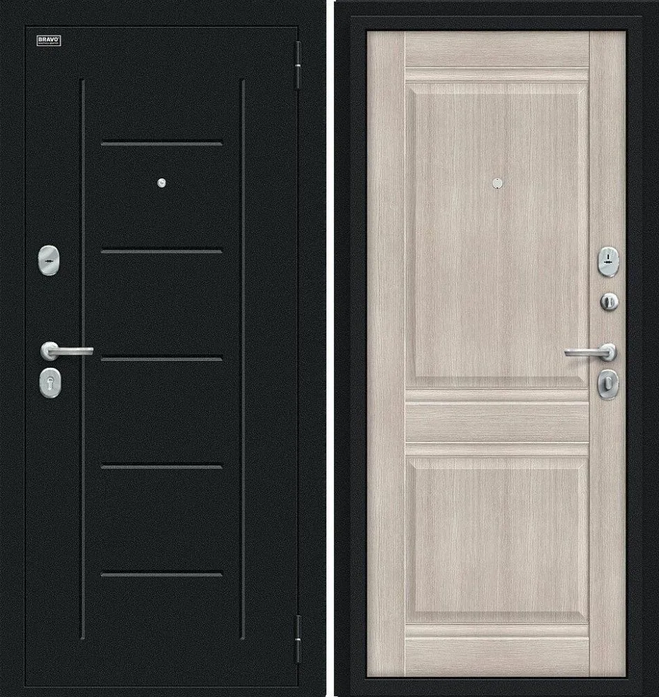 Дверь Браво Некст Kale Букле черное/Cappuccino Veralinga DIS006732