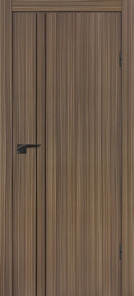 Межкомнатная дверь P-20 AL черный молдинг Эвкалипт испанский